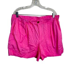 A New Day Shorts Women's XL Pink Lightweight Cotton Blend Pockets 5"